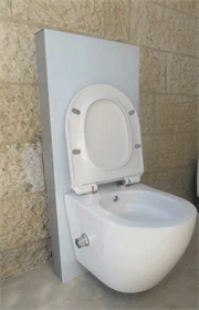 מערכת הדחה חיצונית עצמאית לאסלה תלויה דגם BA10